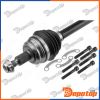 Demi-Arbre de Transmission MTM arrière droite pour AUDI | NPW-AU-088, 1J0501204B